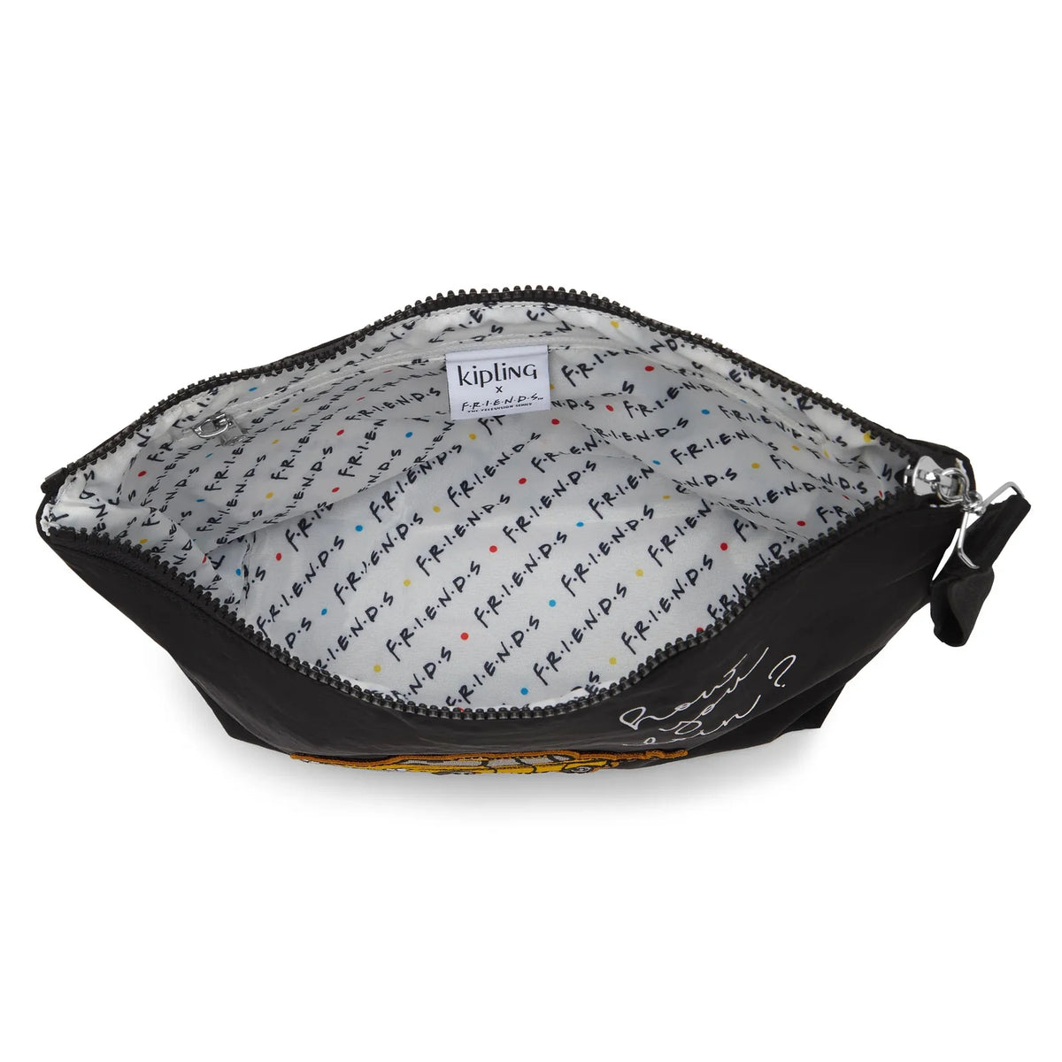 NAOMI POUCH L Yellow Cab Blck