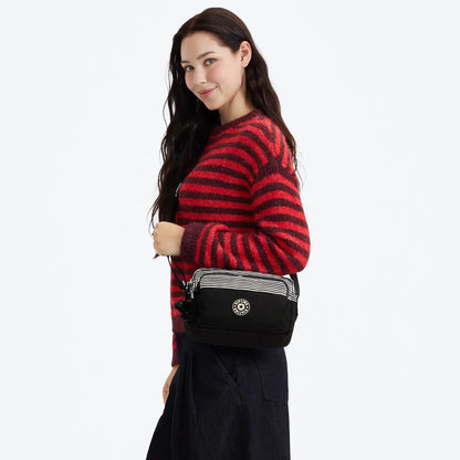 ABANU M ZIP Stripe Black Bl