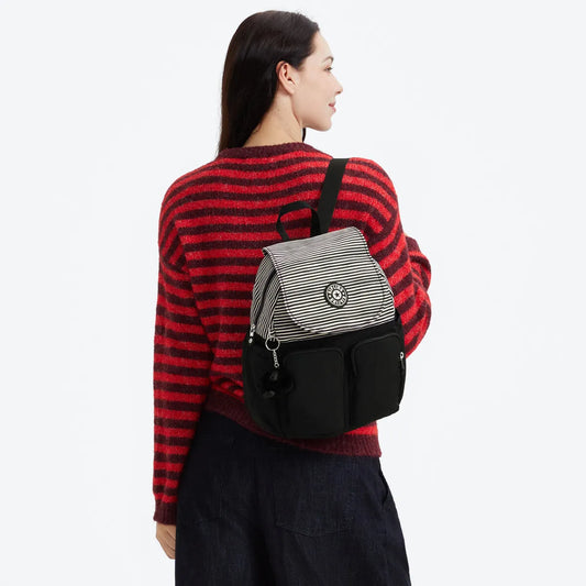 CITY POCKET S Stripe Black Bl