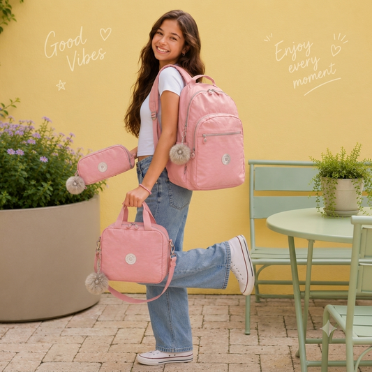 SET DE MOCHILA Bridal rose $1,207 mensuales a 6MSI*