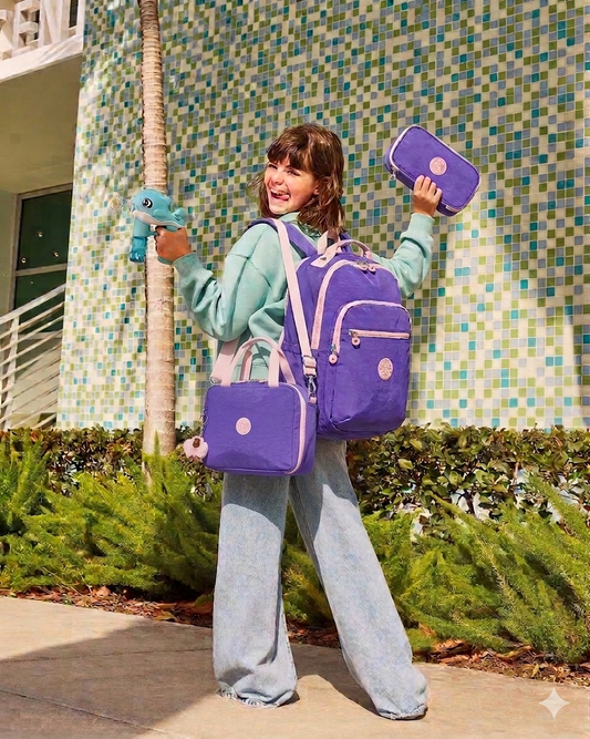 SET DE MOCHILA IRIS PURPLE C $1,224 mensuales a 6msi*