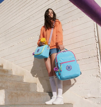 SET DE MOCHILA Splash Blue C $966 mensuales a 6msi*