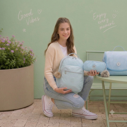 SET DE MOCHILA Bridal blue $766 mensuales a 9MSI*