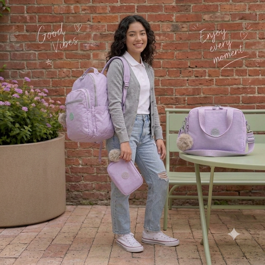 SET DE MOCHILA Bridal lavender $816 mensuales a 6MSI*